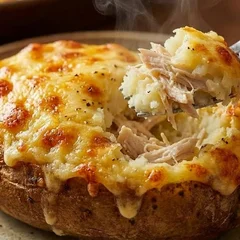 Batata Recheada de Frango