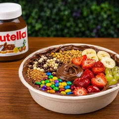 🍫 MONTE SUA MARMITA TRUFADA C/ NUTELLA+ 5 COPLEMENTOS GRÁTIS