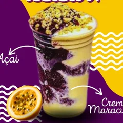Açai com creme de maracujá 300ml