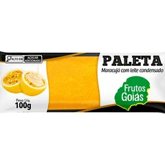 Paleta Maracujá com Leite Condensado Frutos de Goias