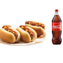 Combo 3 Dogs + Refri 1 Litro 