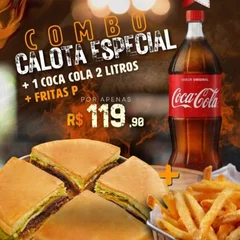 Calota Especial + Coca 2l + Fritas P Tradicional