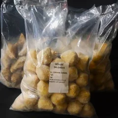  50 UNIDADES PACOTE - SALGADOS CONGELADOS ÚNICO SABOR