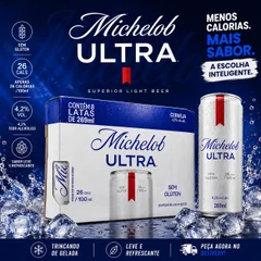 CX MICHELOB ULTRA 269 ML  8 UNIDADES 