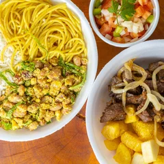 Carne de Sol com Aipim (Serve 2 pessoas)