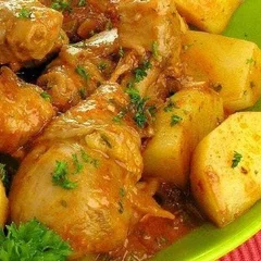 Janta regional galinha guisada