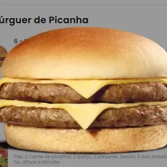 Burguer Duplo Picanha Cheddar