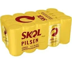 CX SKOL LATA 269 ML   15 UNIDADES
