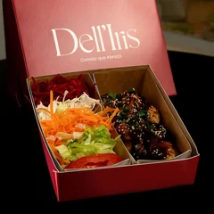 Salada fresca com Frango Teriyaki - Frescor e Saúde no mesmo prato!