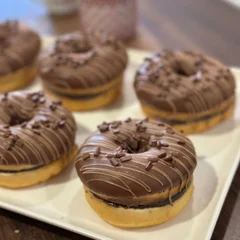 Donuts recheado de brigadeiro
