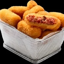 Bolinho de Mandioca com Carne Seca