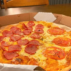 Pizza Grande 1/2 calabresa e 1/2 marguerita