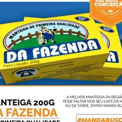 Manteiga da fazenda 200 gramas