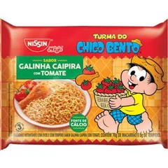 TURMA DO  CHICO BENTO SABOR GALINHA CAIPIRA COM TOMATE 70G