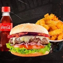 Combo P Baconese + Fritas Palito + Coca 200ml