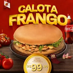 Combo Calota Frango + Coca-Cola 1L