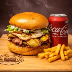 Trio Tô com fome burguer