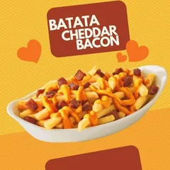 Batata Frita Cheddar e Bacon