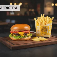 Combo - Burguer Cheese Bacon + Batata Frita + Refri 350ml