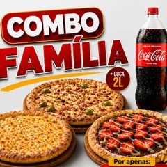 Combo família +coca 2l