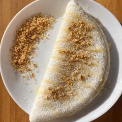 Tapioca de Paçoca com Leite Condensado