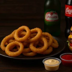 Porção 400g - ONION RINGS Crocantes + Maionese da Casa