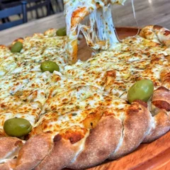 PIZZA GRANDE 1 E 2 SABORES - pizza 8 fatias grande