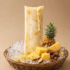 Delicia de abacaxi (pedacinhos de abacaxi)