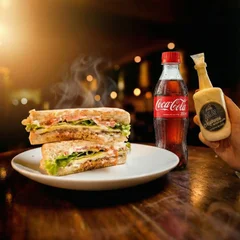 Bauru Hambúrguer G + Refrigerante + Marionese