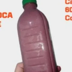 Açaí e Suco de laranja