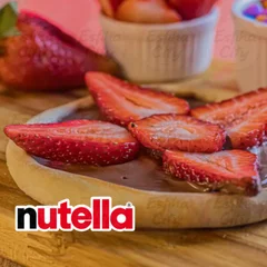 Esfiha Nutella com Morango