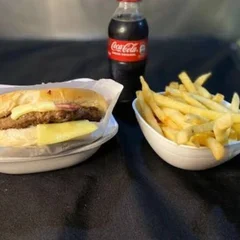 X BURGUER + BATATA FRITA + COCA DE 200ML