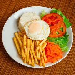 A La Vegetariana com bife de soja