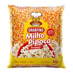 Milho de Pipoca Granfino Premium 500g