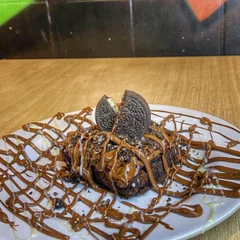 Brownie de oreo com Nutella 