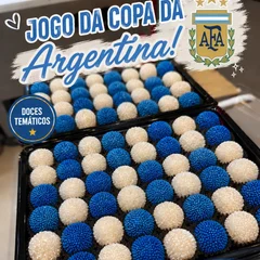Cento de Docinhos da Copa | 100 Unid (Argentina)