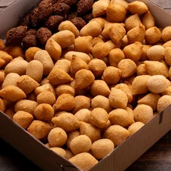 Salgados fritos 100 unidades