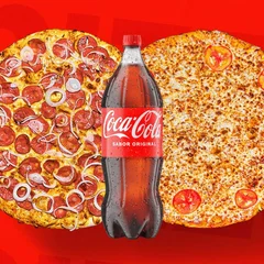 Combo 2 Pizzas Grandes + Coca