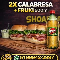 2 XIS CALABESA  + 1 FRUKI 600 ML 