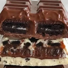 Barra de chocolate ao leite com coco 