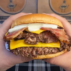 Smash Bacon Duplo (200g de carne!)