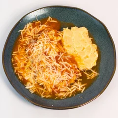 Parmegiana de Frango com Purê de Batata (300g)