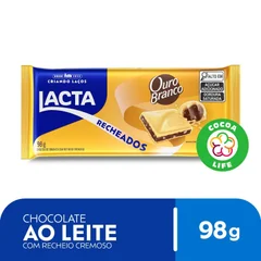 Chocolate Lacta Ouro branco Barra 