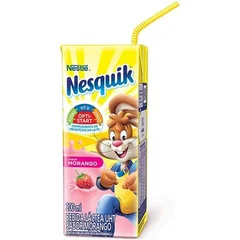 Bebida Láctea Nesquik Sabor Morango Nestlé 200ml