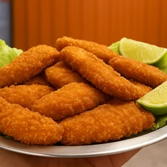 Filé de tilapia empanada