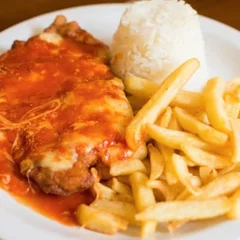 Quentinha Filé de  Frango à parmegiana