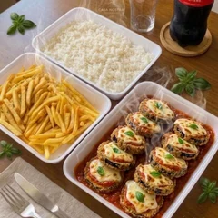 Parmegiana de Berinjela Média