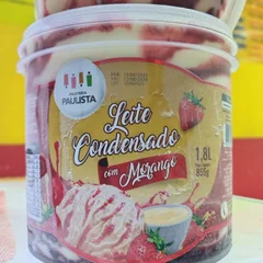 Sorvete Leite Condensado com Morango 1,8L