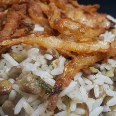 Arroz com Lentilha (Mjdra)- 1/2 porção