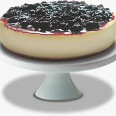 Cheesecake de Blue Berry 600gr -  Rende 6  Mini Fatias
